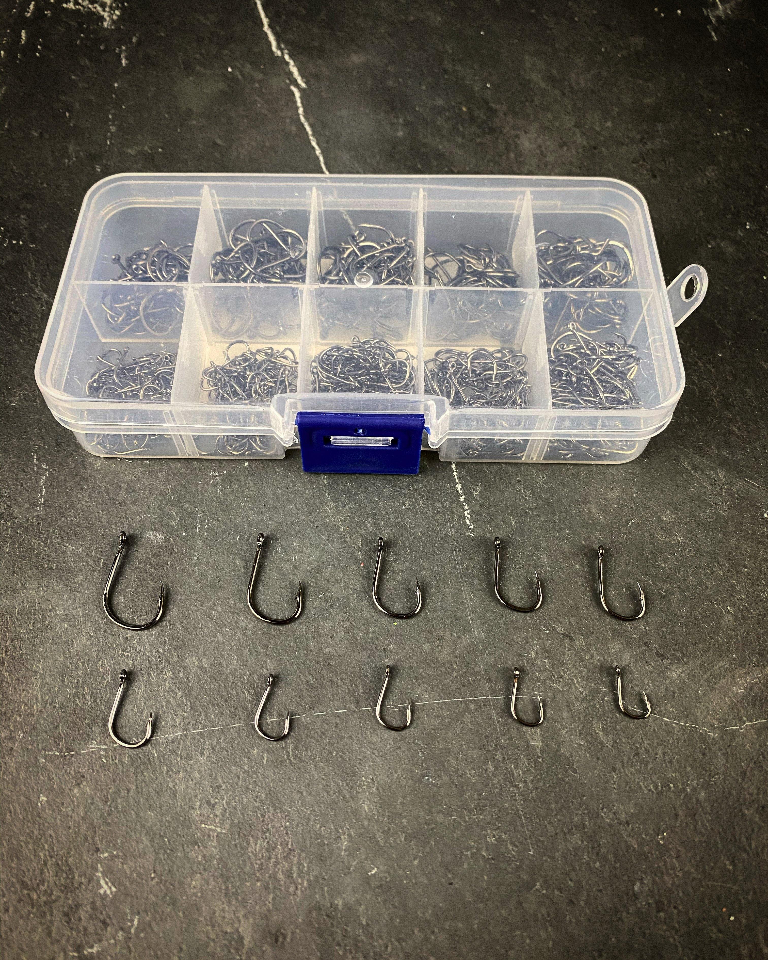 10 fish hook Trouble Maker Hooks Walleye Nation Creations 30pcs replacement hooks a package in a PE bag Catfish Double Offset Circle Hook