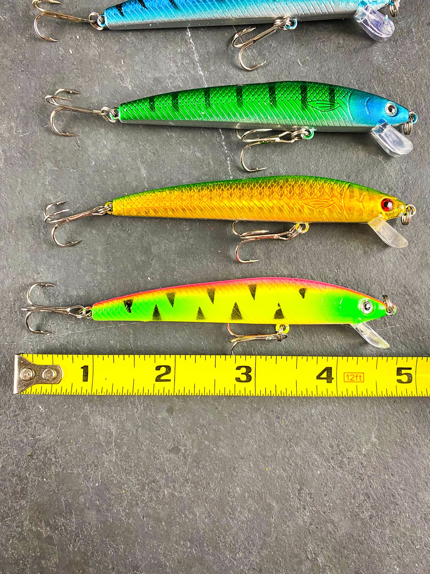 *NEW* Rattling Floating Lip Hard Crankbait Fishing Lure Set (10pcs)