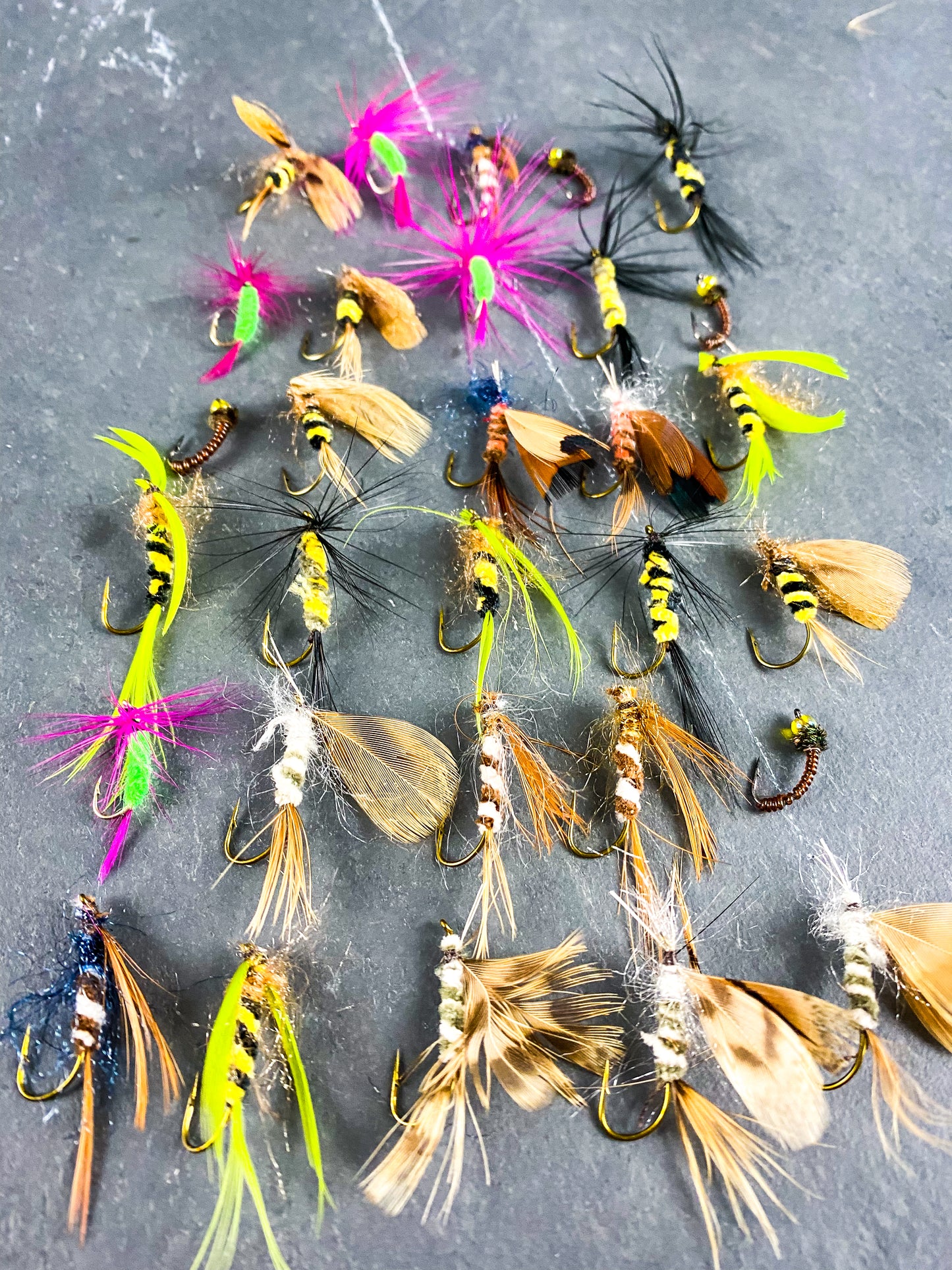 (30) Classic Trout Fly Fishing Flies Assortment
