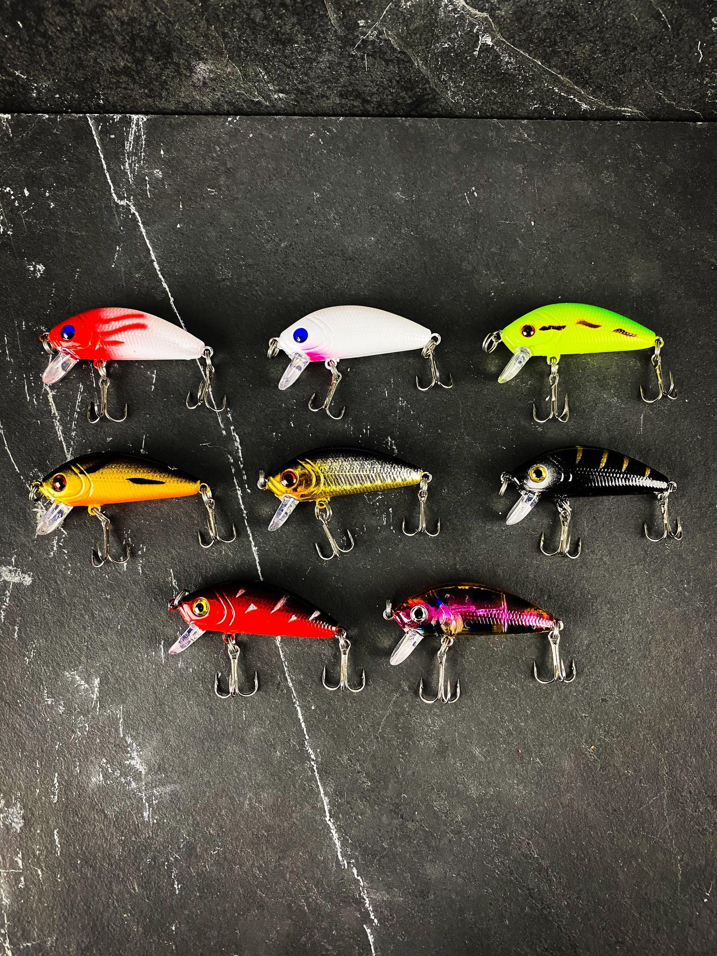 Ultra-Light Crankbait Floating Minnow Set (8) - Outdoor Junction US