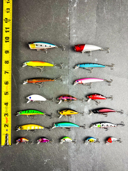 20) Bass Fishing Lure Set 20) Bass Fishing Lure Set