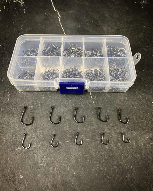 Fishing Hooks - 10 Different Sizes - Outdoor Junction US