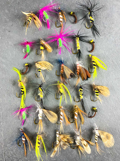 (30) Classic Trout Fly Fishing Flies Assortment