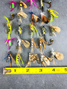 30) Classic Trout Fly Fishing Flies Assortment – Outdoor Junction US