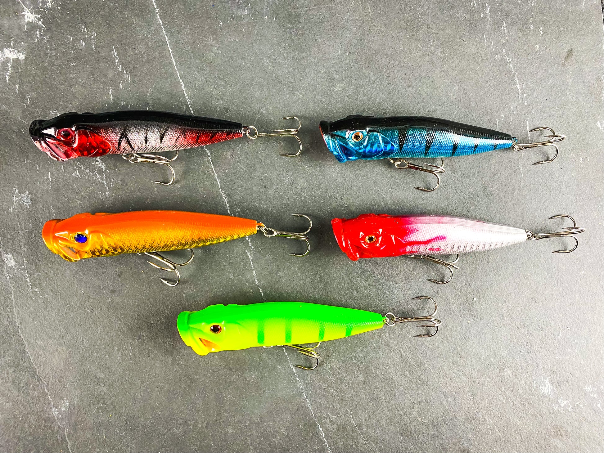 5 pcs Extra Large Rattling Topwater Popper Floating Fishing Lures – Outdoor  Junction US
